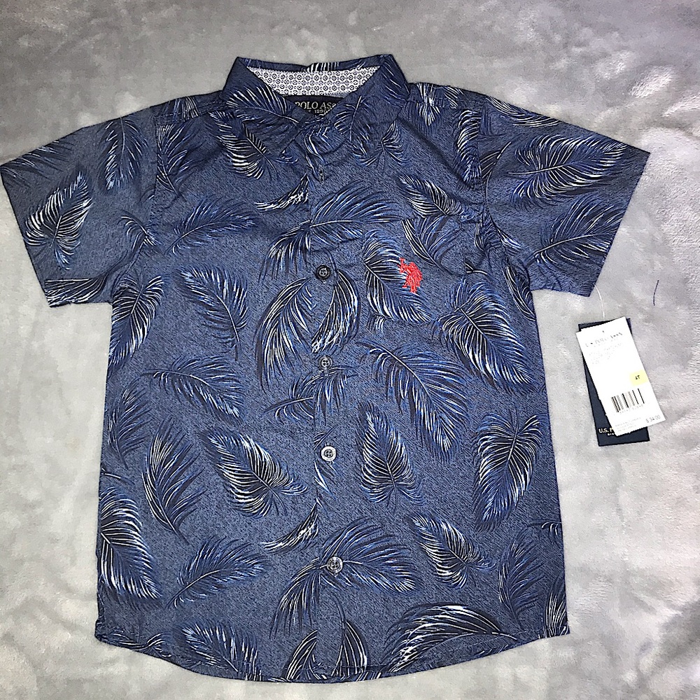 US polo assn toddler button up